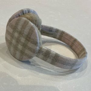 Authentic 100% cashmere Burberry earmuffs